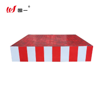 围一 方形单层站岗台 600mm边长*200mm方形个