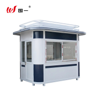 围一 钢结构治安岗亭 圆孤形2300*2000*3000cm 个