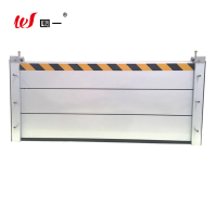 围一铝合金防汛挡水板 门宽120cm*高40cm*厚4cm 套