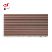 围一  塑木地板 咖啡色直条纹-600*300*22MM 片