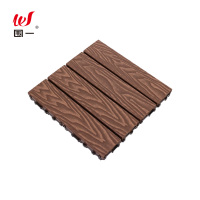 围一 塑木地板 3D雕花咖啡色-22MM 片