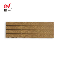 围一 塑木地板 3D雕花柚木色-900*22MM 片