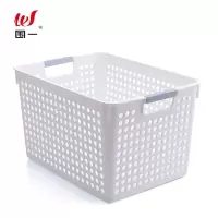 围一  分隔收纳筐 白色深口小号 个