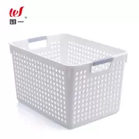 围一  分隔收纳筐 白色深口大号 个