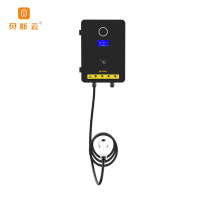 贝斯云 7kw汽车壁挂式充电桩(单枪) 扫码+刷卡 台