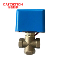 卡西斯顿 电动电磁阀 电动三通阀6分 个