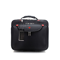 围盛 拉杆箱行李箱 黑16寸 个