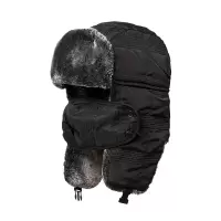 围盛 雷锋帽 黑色 顶