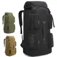 围盛 大容量登山包帆布背包 100L 个