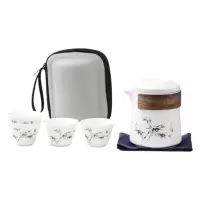 卫未来 茶具快客杯泡茶杯 一壶四杯 套