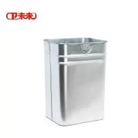 卫未来 镀锌垃圾桶 镀锌加厚方桶31*27*43.5cm 个