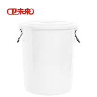 卫未来 家用垃圾桶 白60升加厚 个