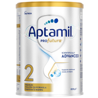 Aptamil澳洲原装进口爱他美白金版2段6-12个月婴幼儿配方奶粉800g
