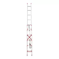 围达 铝合金爬梯直梯 加厚款2.5米升5米 个