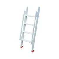 围达 实木白色直梯 扶手款-4踏步 个