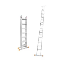 围达 铝合金折叠梯子 加厚7步四折 个