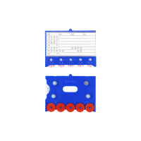 围达 磁性材料卡 五轮86*125四磁 个