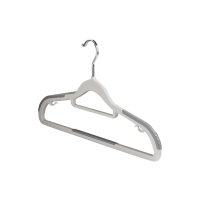 围达 双位防滑衣架 42*22cm灰 组