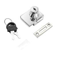 围达 玻璃柜门锁 409单开 把