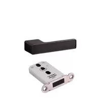 围达 意式磁吸门锁 尊享款方黑 把