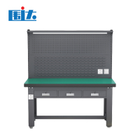 围达 重型钳工台工具桌 180*75*180cm三抽 张