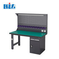 围达 重型钳工台工具桌 180*75*180cm门+1抽 张