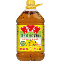 鲁花 食用油 低芥酸特香菜籽油4L*12