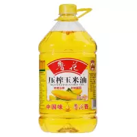 鲁花 食用油 玉米油 桶装 5L*12桶