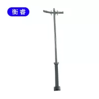 衡睿 3.5米 折叠双臂视频监控路灯杆 个