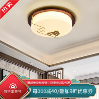 [慕洛奇]客厅新中式全铜餐厅卧室LED具儿童房书房过道阳台中国风古典艺术灯饰后现代轻奢灯饰