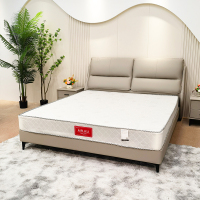 K多功能储物轻奢意式高箱主卧室大床双人床真皮床883