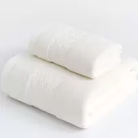 天山柔 70*140cm 400g 全棉酒店风麦穗纹 浴巾 (计价单位:条) 奶白
