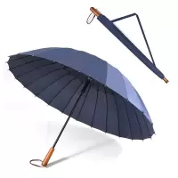 步宽 直杆自动长柄商务雨伞24骨 BY-3642/把
