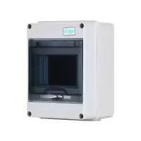 帮客材配 WS 漏保盒 HT5防水配电箱 强电布线箱 家用明装 IP65防水配电箱 充电桩漏保盒
