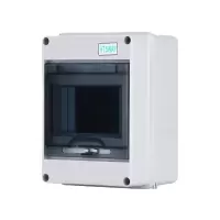 帮客材配 WS 漏保盒 HT-12漏保盒 防水配电箱 强电布线箱 家用明装 IP65防水配电箱 充电桩漏保盒 配32杯