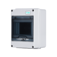 帮客材配 WS 漏保盒 HT-6漏保盒 防水配电箱 强电布线箱 家用明装 IP65防水配电箱 充电桩漏保盒 配32杯梳