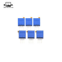 震配 精密可调电位器/电阻器/变阻器 3296W 10Ω至2MΩ(阻值Ω数备注) 只