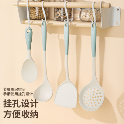 [补贴10%]硅胶铲锅铲不粘锅专用家用炒菜铲子汤勺漏铲食品级耐高温厨具套装