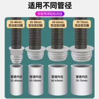 [补贴10%]下水管道防臭密封圈厨房下水道洗衣机排水管密封塞防返臭神器漏水