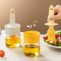 [补贴10%]油刷子家用耐高温硅胶油刷带瓶厨房烙饼食品级烧烤烘焙一体油刷瓶