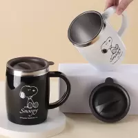 [补贴10%]马克杯带盖办公室咖啡水杯男生杯子儿童家用喝水茶杯高颜值泡茶