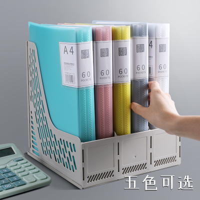 [补贴10%]a4资料册文件夹透明插页琴谱夹乐谱夹试卷收纳册袋整理学生孕检报告单档案产检夹子办公用收集册大容量边角