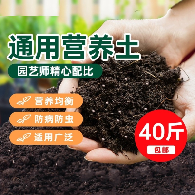 营养土养花专用通用型种菜盆栽土壤种植土种花花土多肉土肥料发酵