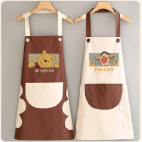 [补贴10%]时尚定制logo印字卡通防水防油家用厨房围裙餐饮专用上班做饭围腰