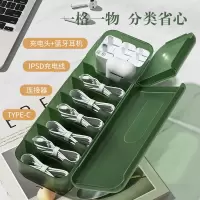 [补贴10%]充电器电线收纳神器桌面理线盒绕线器数据线收纳盒整理放置卧室