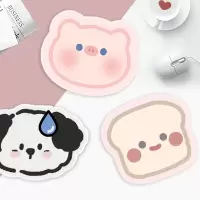 [补贴10%]可爱卡通异形鼠标垫女合集ins高颜值办公室电脑电竞桌垫卡通防滑