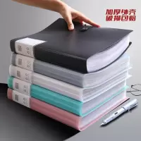 a4资料册文件夹透明插页琴谱夹乐谱夹试卷收纳册袋整理学生孕检报告单档案产检夹子办公用收集册大容量边角