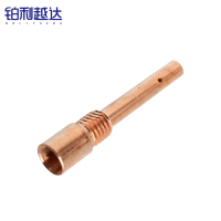 铂利越达 焊枪连接杆 500A黄铜内丝 个