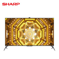 夏普 4T-C75D8DA 75英寸4K超高清全面屏 8K解码AI煌彩升降AI摄像头 3+32G智能网络液晶平板电视