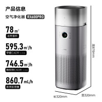 美的（Midea）空气净化器KJ650G-RX600 PRO